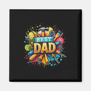 Vater Tools Handwerker Vater Daddy Vatervater Tag Magnet