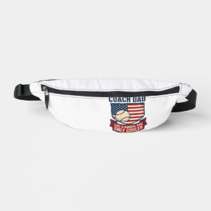 Vater-Trainer Baseball Patrioten Vintage T-Shirt D Bauchtasche