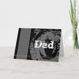 VATER Trauzeuge Request - Edgy Monotone Design Einladung