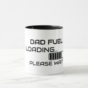 Vater-Treibstoff Ladende minimalistische Kaffeetas Tasse