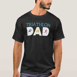 Väter Triathlon Cooler Vater Lauf 1 T-Shirt