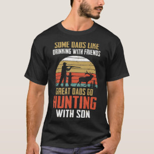 Vater trinken gerne große Väter gehen mit dem Sohn T-Shirt