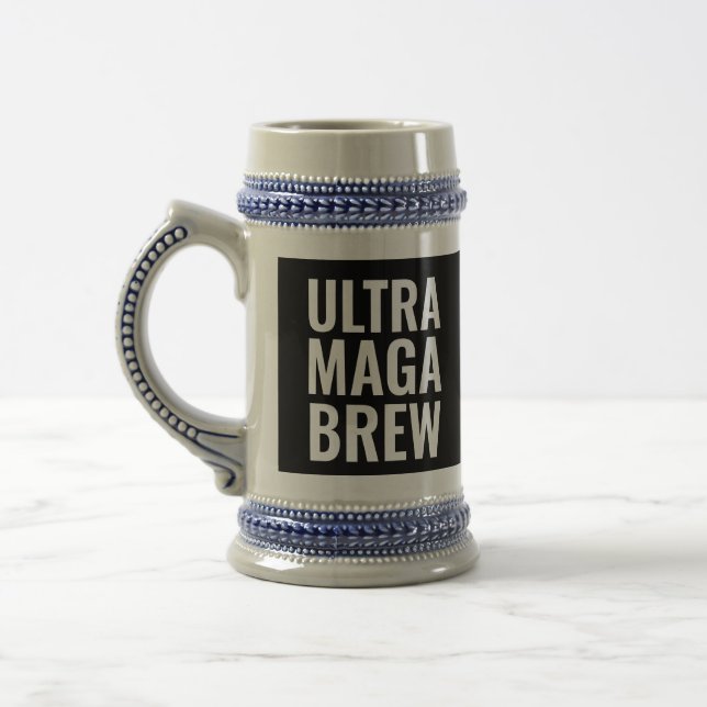 VATER ULTRA MAGA TRUMP BREW BIERSTEIN BIERGLAS (Links)