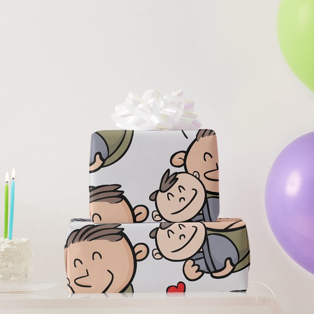 Vater und Baby Geschenkpapier (Von Creator hochgeladen)