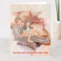 VATER UND DAUGHTER LESENKARTE