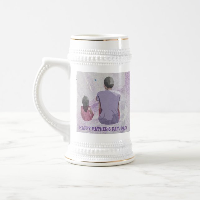 VATER UND DAUGHTER SITZENDE Tasse (Links)