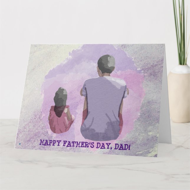 VATER- UND DAUGHTERKARTE KARTE (Vorderseite)