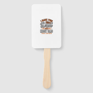 Vater und Gastvater Vintage Gravur Zitat Design_1 Fächer