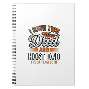 Vater und Gastvater Vintage Gravur Zitat Design_1 Notizblock