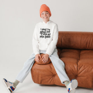 Vater und ich kneifen es mit meinen Pop Kinder Hoodie