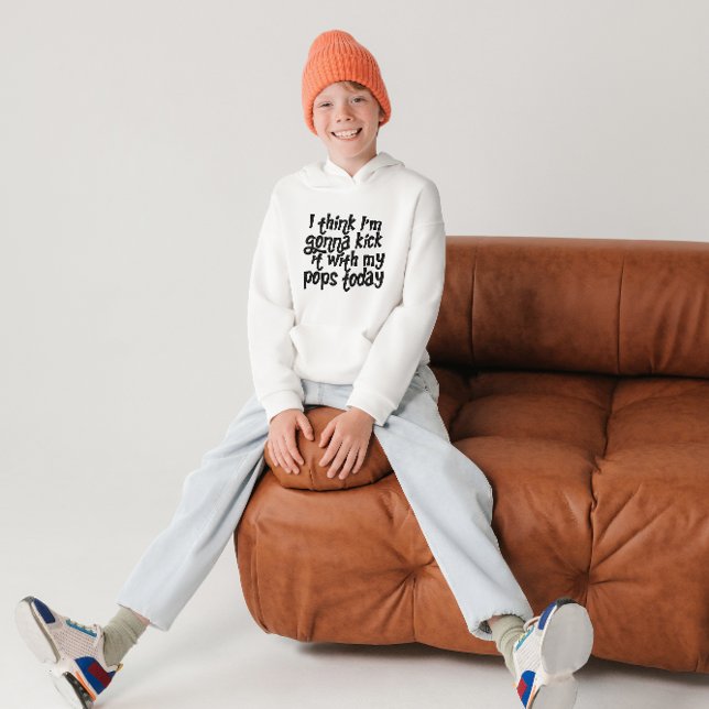 Vater und ich kneifen es mit meinen Pop Kinder Hoodie (Von Creator hochgeladen)