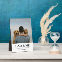 Vater und ich | Niedliches Vatertag Foto Moderner