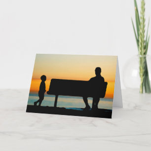Vater und Kind Karte