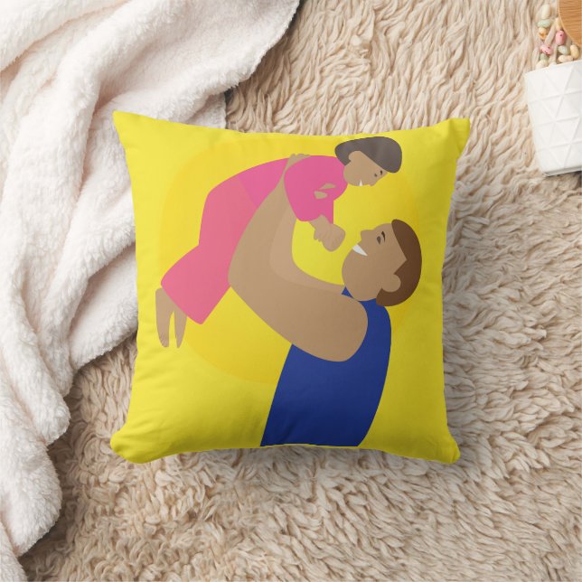 Vater und Kind Kissen (Decke)