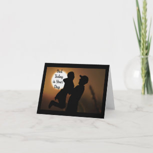 Vater- und Kindergrußkarte Karte