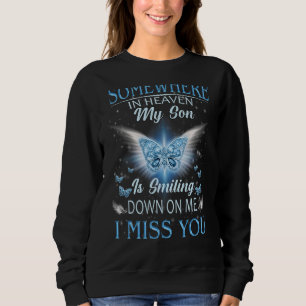 Vater und Mutter haben ihren Sohn im Himmel zerris Sweatshirt