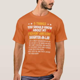 Vater und Mutter im Gesetz Geschenk von Tochter Fr T-Shirt