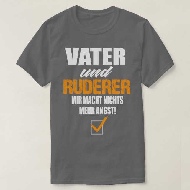 Vater und Ruder T-Shirt (Design vorne)