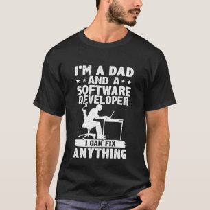 Vater und Software-Entwickler kann ich alles repar T-Shirt