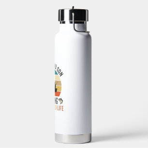 Vater und Sohn Angeln Partner fürs Leben Design_1 Trinkflasche