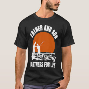 Vater und Sohn Angelpartner fürs Leben Vater T-Shirt