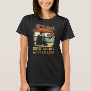 Vater und Sohn Angels partners fürs Leben V4 T-Shirt