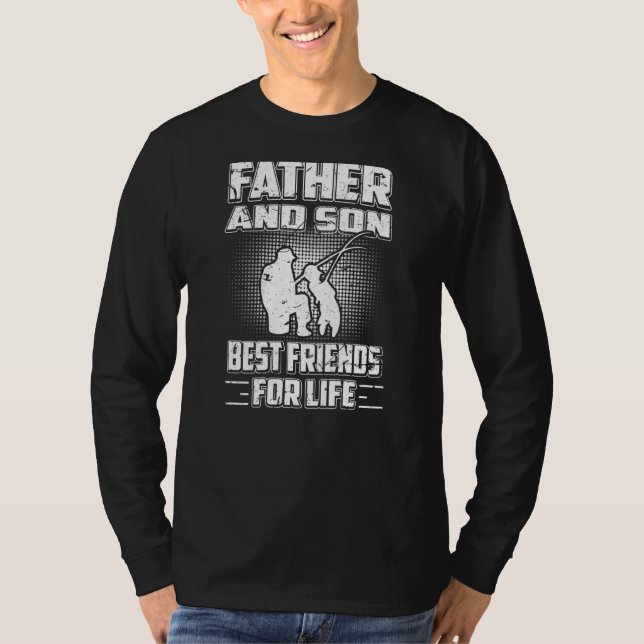Vater und Sohn beste Freunde für das Leben perfekt T-Shirt (Vorderseite)
