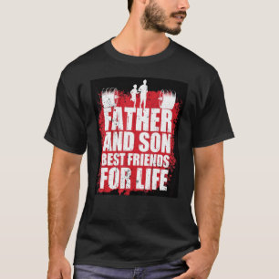 Vater und Sohn beste Freunde Grafik Neuheit Sarkas T-Shirt