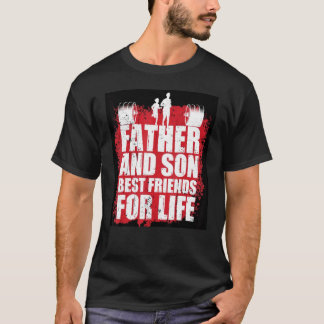 Vater und Sohn beste Freunde Grafik Neuheit Sarkas T-Shirt