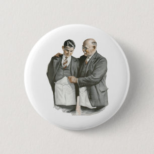 Vater und Sohn Button