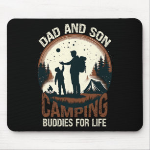 Vater und Sohn Camping-Kumpels fürs Leben - Camp C Mousepad