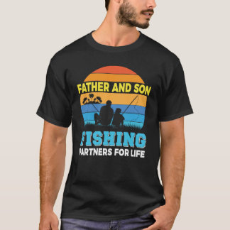 Vater und Sohn Daddy und ich fischen für Männer Ge T-Shirt