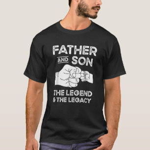Vater und Sohn des Vermächtnisses und der Legende T-Shirt