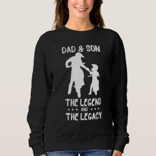 Vater und Sohn des Vermächtnisses und des Motorrad Sweatshirt