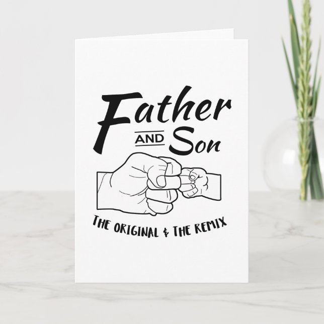 Vater und Sohn Faust Ankündigung (Vorderseite)