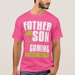 Vater-und-Sohn-Gaming-Partner fürs Leben Videospie T-Shirt