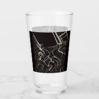 Vater-und-Sohn-Glas-Tasse