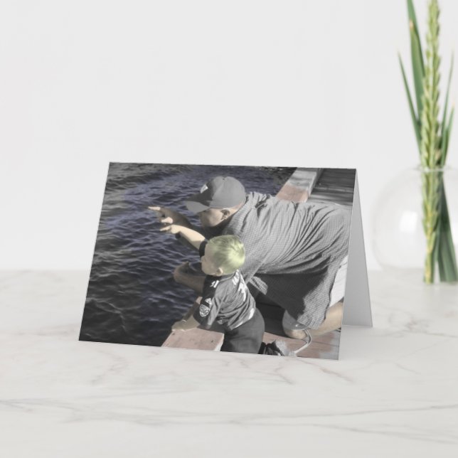 Vater und Sohn Karte (Vorderseite)