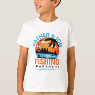 Vater und Sohn - Lebenspartner für die Fischerei T-Shirt