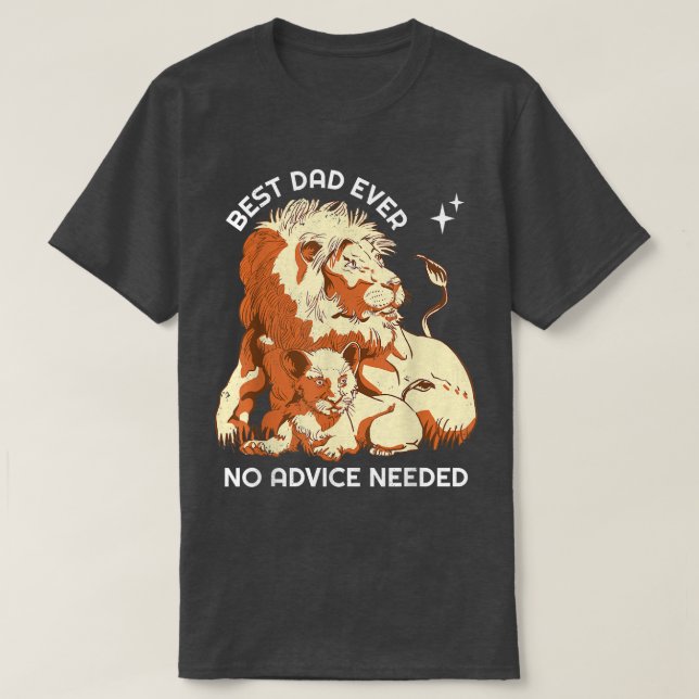 Vater und Sohn Lion T-Shirt (Design vorne)