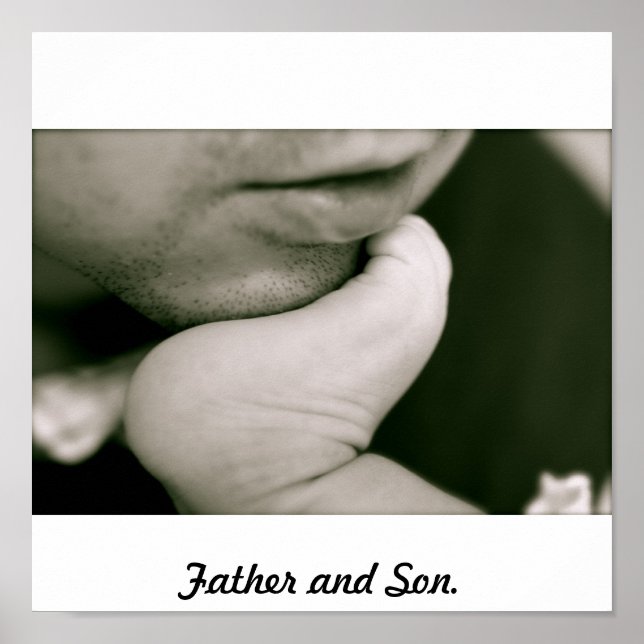Vater und Sohn Poster (Vorne)
