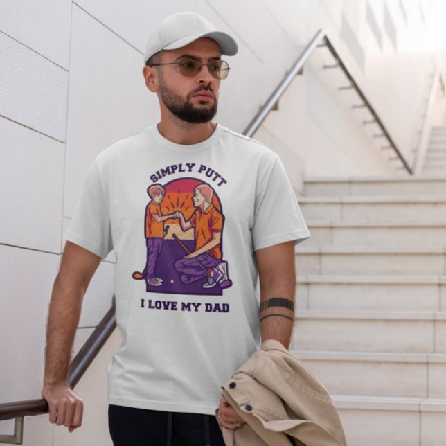 Vater und Sohn spielen Golf T-Shirt (Von Creator hochgeladen)