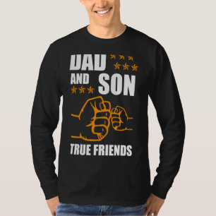 Vater und Sohn wahre Freunde für die Ewigkeit T-Shirt