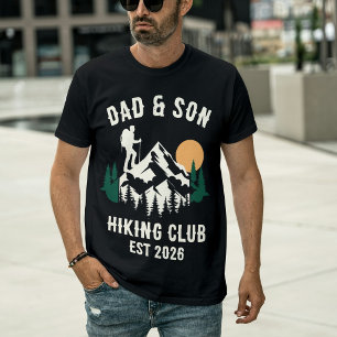 Vater-und-Sohn-Wanderclub gegründet [Jahr] T-Shirt