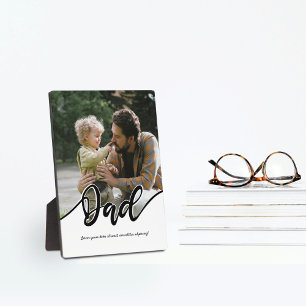 Vater und Son-Geschenk Ration 12x18 Plaque repar Fotoplatte
