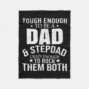 Vater und Stepdad Vathers Day Stepdad Step Vater Fleecedecke