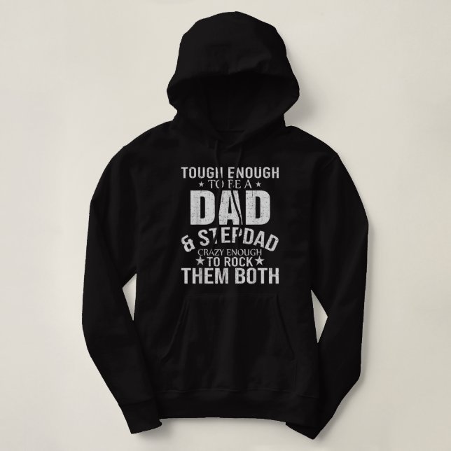 Vater und Stepdad Vathers Day Stiefvater Hoodie (Design vorne)