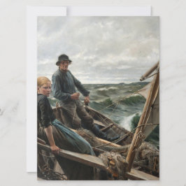 Vater und Tochter auf See (von Albert Edelfelt) Karte