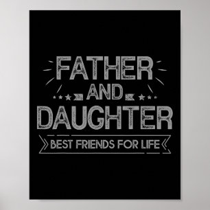 Vater und Tochter beste Freunde fürs Leben Väter Poster