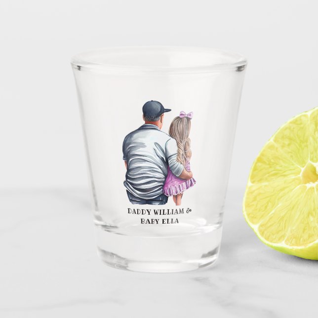 Vater und Tochter Bond (12) Schnapsglas (Vorderseite)